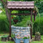 Decorative well with flowers. Why a one-time well water test isn't enough for most homes. Regular water testing is important.