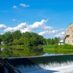 Hunterdon County: Waterfall and historic mill. Well water testing services for Hunterdon County residents.