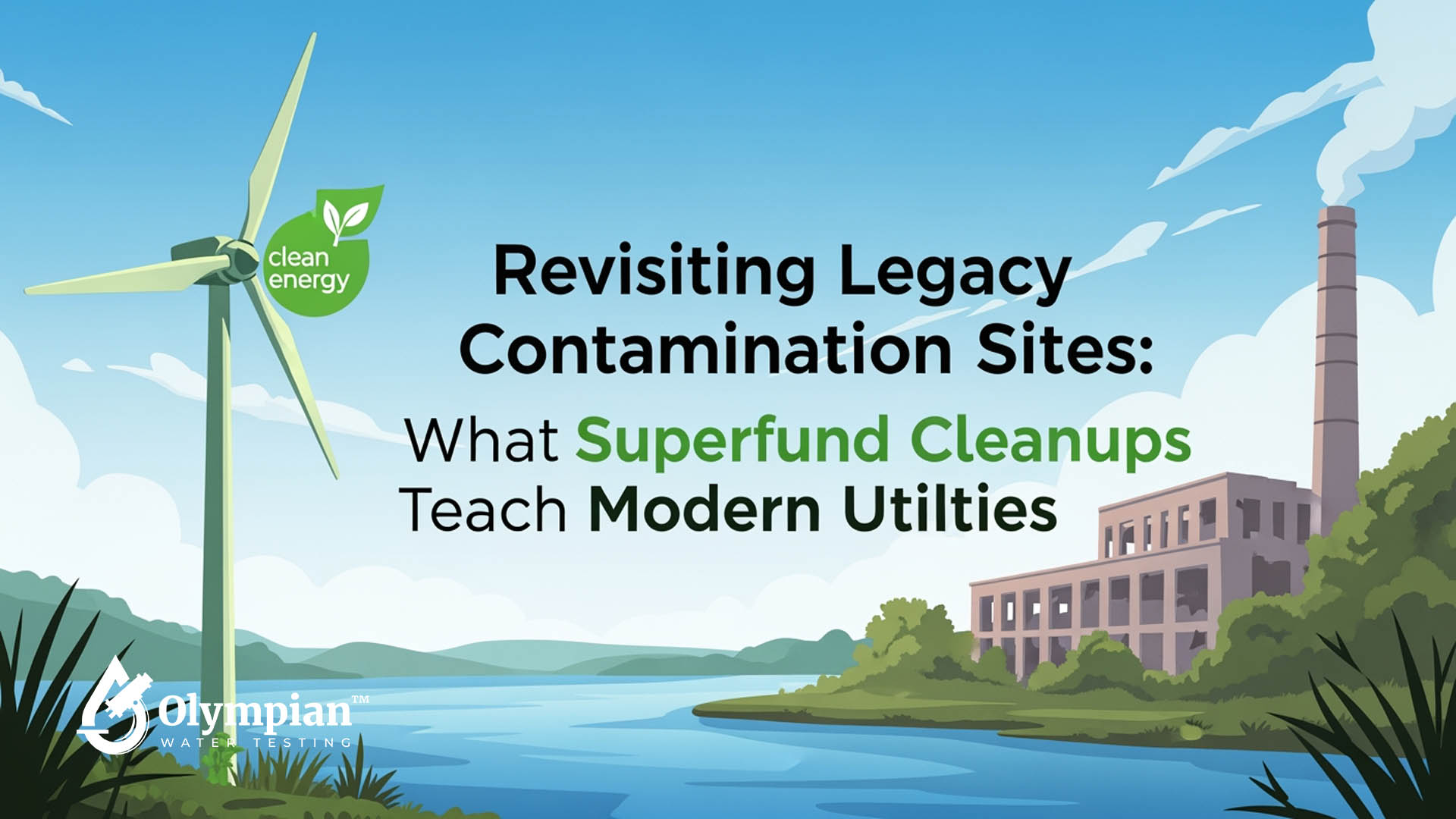 Superfund cleanup: Legacy contamination sites, environmental justice, and water equity. Clean energy solutions for modern utilities.